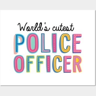 Police Officer Gifts | World's cutest Police Officer Posters and Art